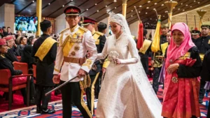 Pernikahan Mewah Brunei terhenti untuk pernikahan kerajaan Pangeran Abdul Mateen 