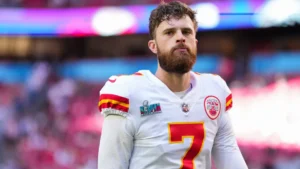 Harrison Butker dari Kansas City Chiefs dilaporkan menjadi penendang NFL