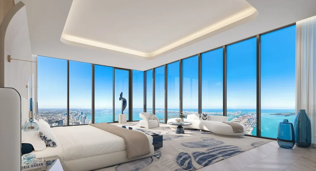 Kemewahan Dahsyat Lihat ke dalam penthouse senilai $50 juta yang akan memahkotai Waldorf Astoria Miami