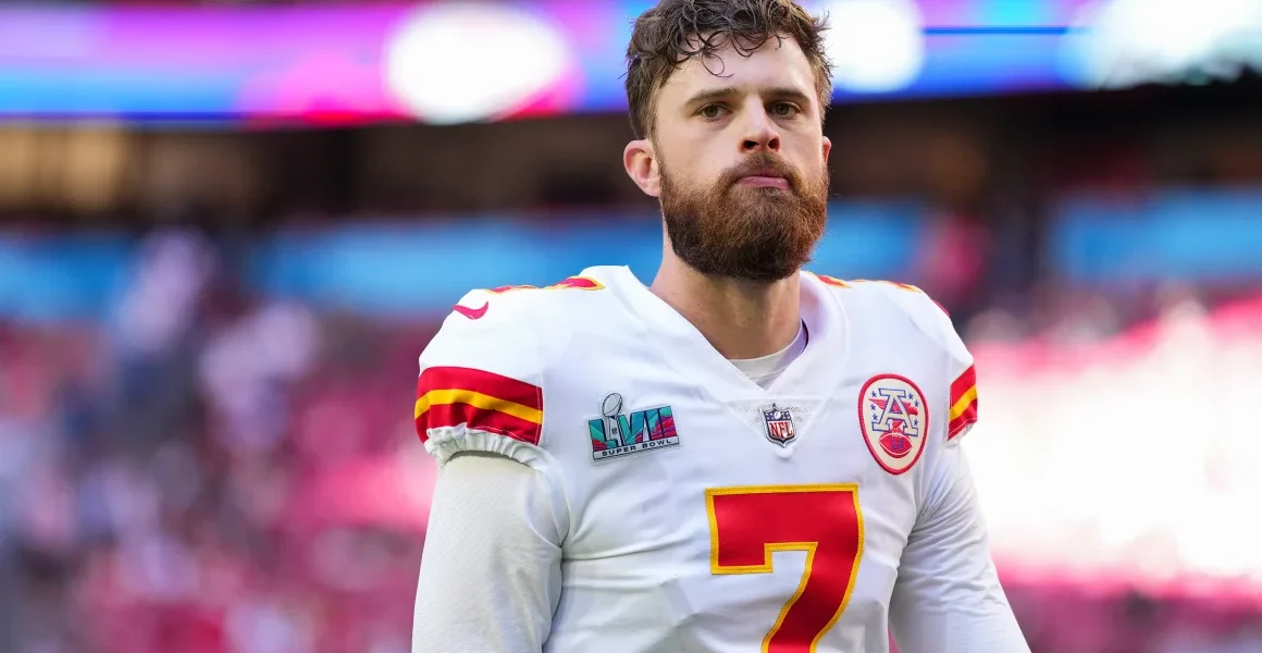 Harrison Butker dari Kansas City Chiefs dilaporkan menjadi penendang NFL