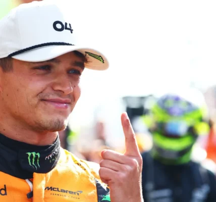 Lando Norris mengalahkan Max Verstappen di Grand Prix Belanda